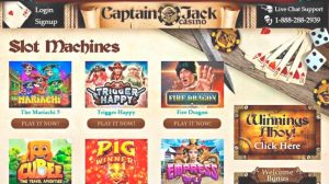 Captain Jack casino Games