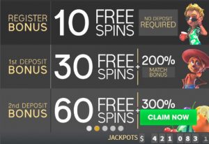 Vegas Crest Casino Deposit bonus