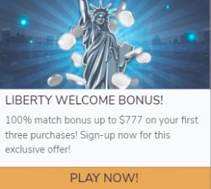 liberty slots welcome bonus